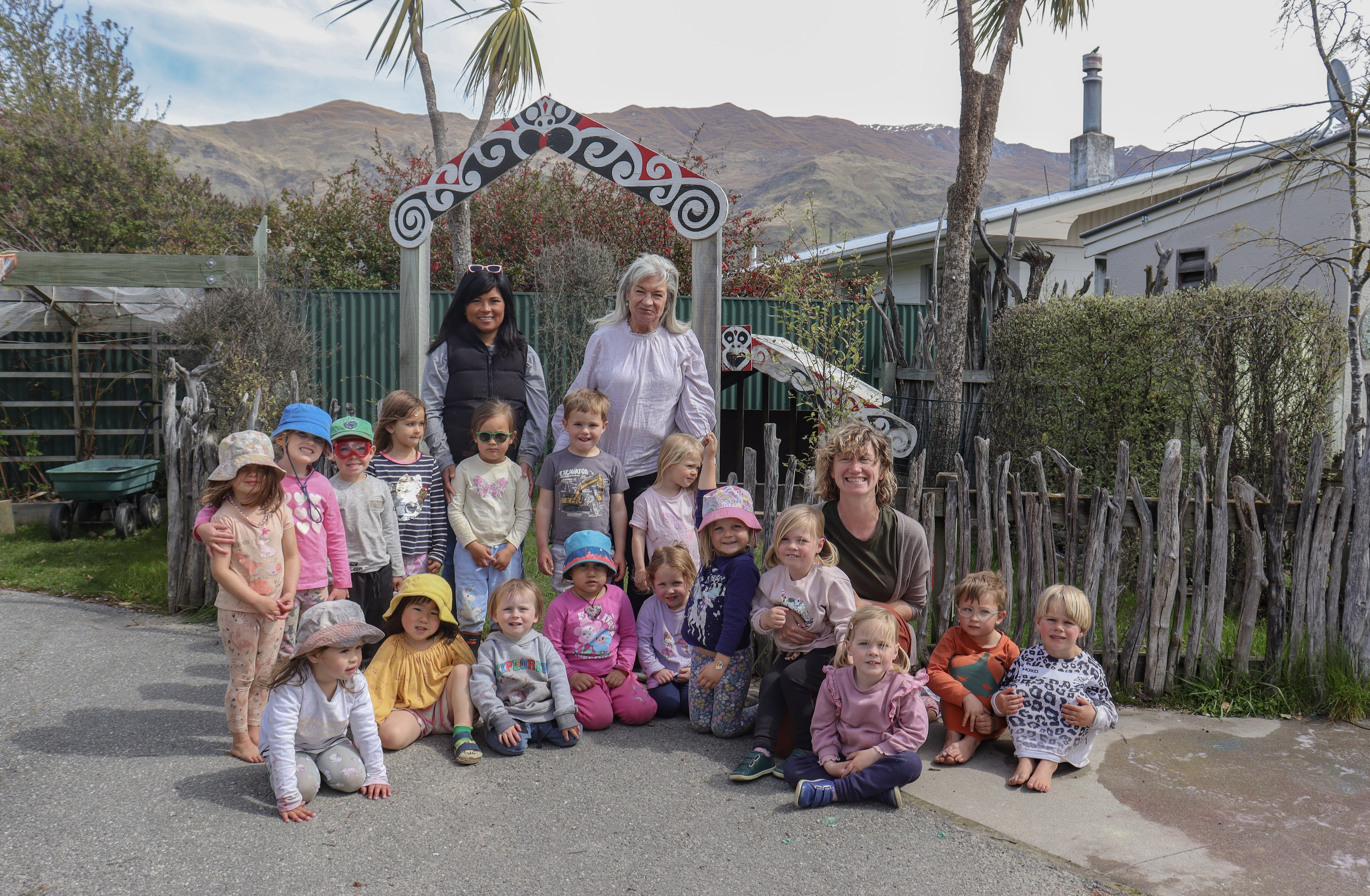 Wānaka Preschool teacher May Jenner (left), centre manager Lo Stevenson and teacher Claire Stokes...