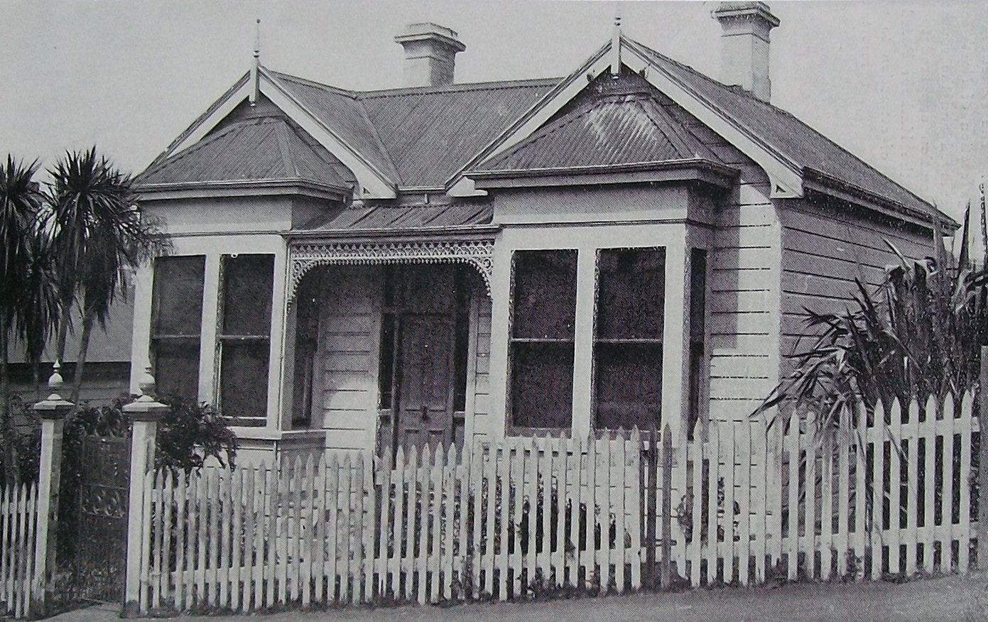21 Brighton St, Kaikorai, Dunedin: scene of a homicide of three children. — Otago Witness, 17.11...