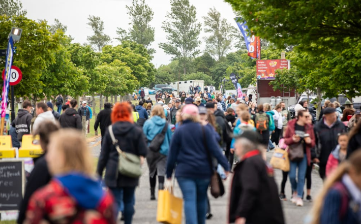 The Christchurch A&P Show last year was scaled back. Photo: RNZ / Nate McKinnon
