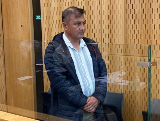 Abdul Ahmadi during his sentencing at the Christchurch District Court. Photo: Al Williams