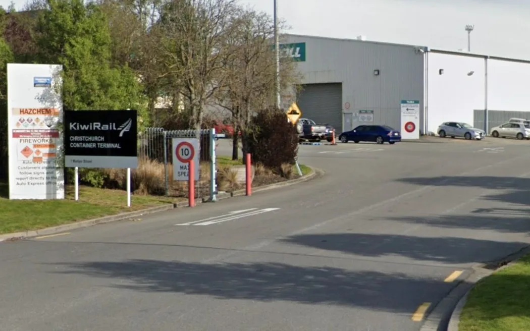 The person was injured at a KiwiRail depot on Matipo St. File photo: Google Maps