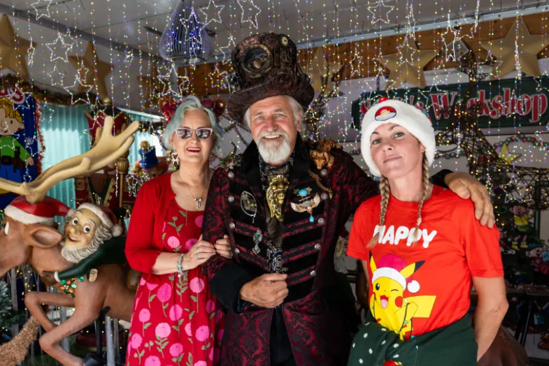 From left: Yvonne Yates, Carl Yates and Odette Rose. Photo: RNZ / Nate McKinnon