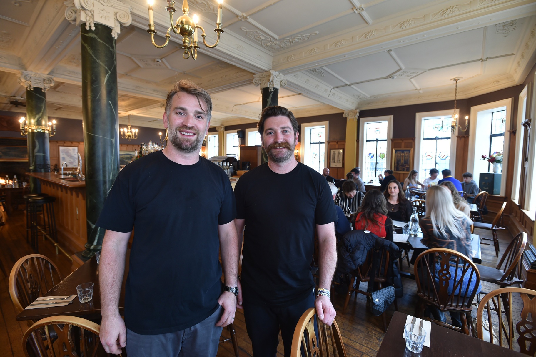 Zane, 36, (left) and Rion, 38, Gianone have grown up in the family business they now run. Photo:...