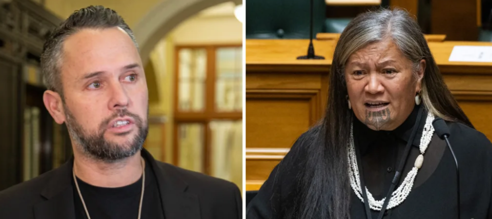 Tākuta Ferris (left) and Mariameno Kapa-Kingi were absent from the House today. Photo: RNZ
