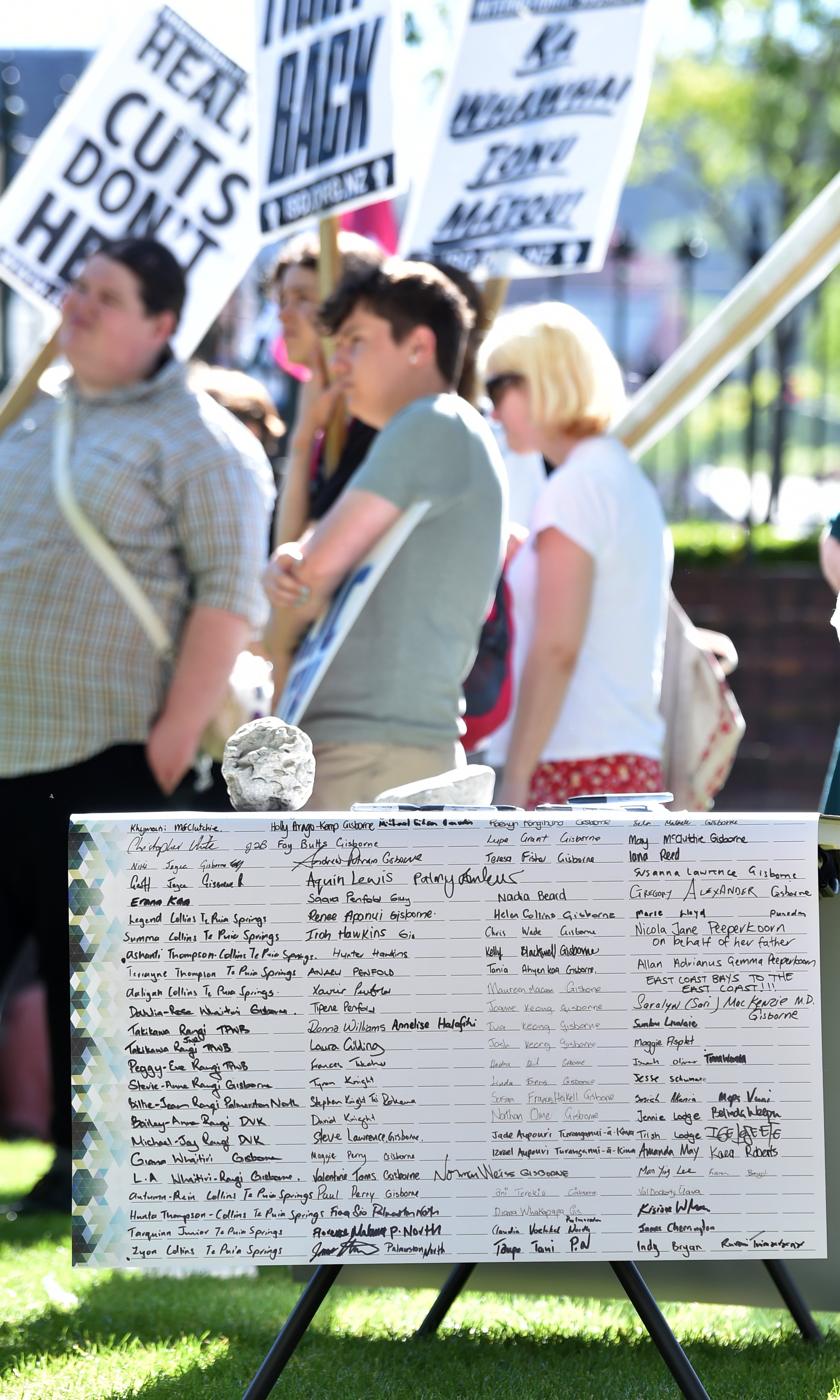 About 60,000 people have signed a declaration asserting the New Zealand health system is in...