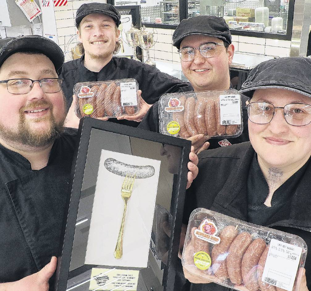 The New World Ravenswood Butchery team (from left) Andy Boulton, Tyrone Patterson, Caleb Spence...