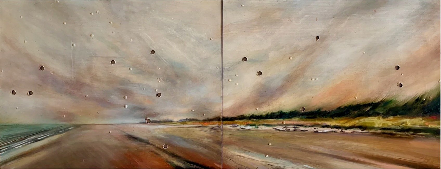 Fatal Land, by Jane Mitchell. Photo: Gallery Thirty Three