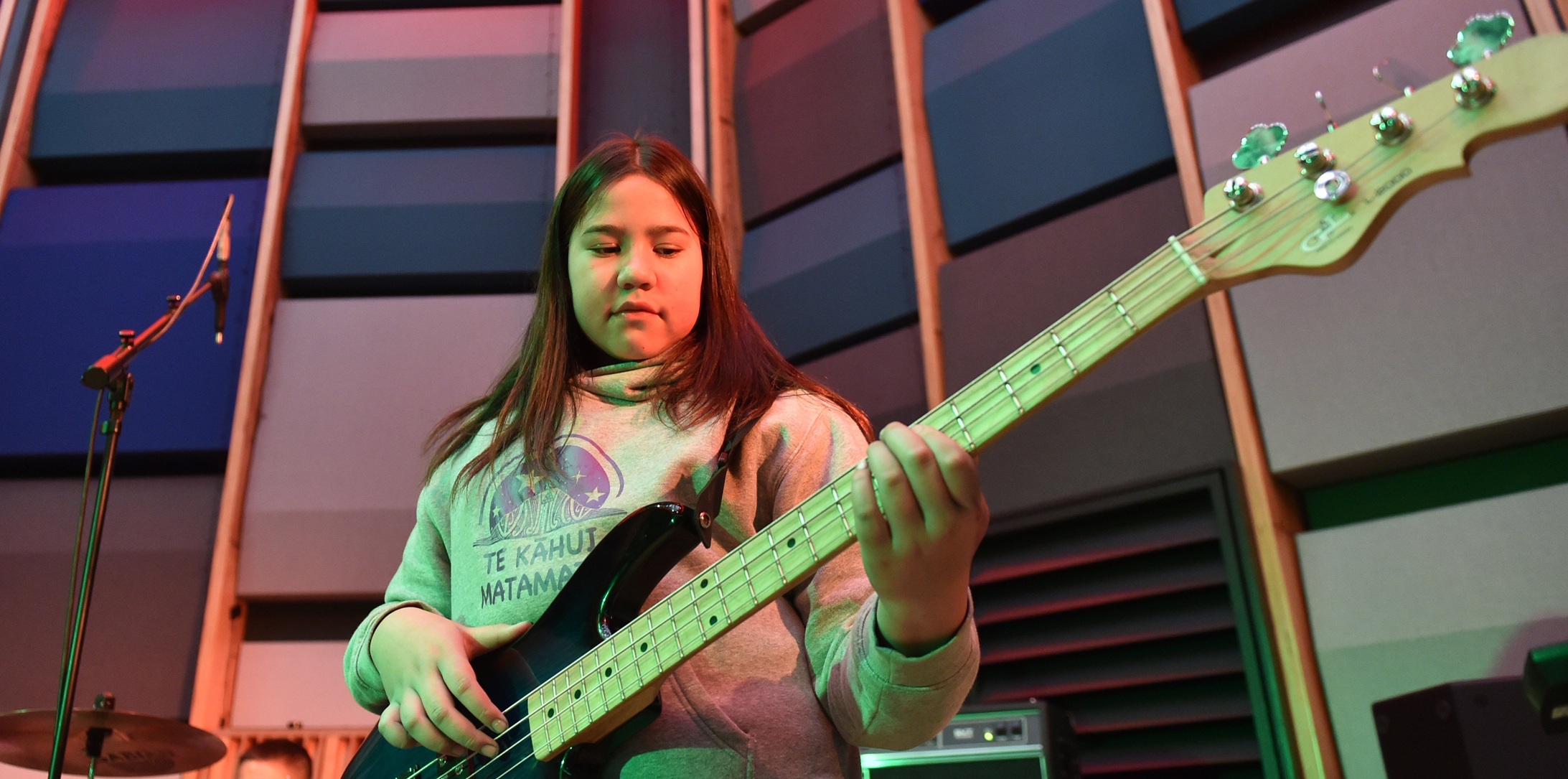 Music tutor Hiliako Iaheto says the rhythm section for Te Kāhui Matamata is one to be reckoned...