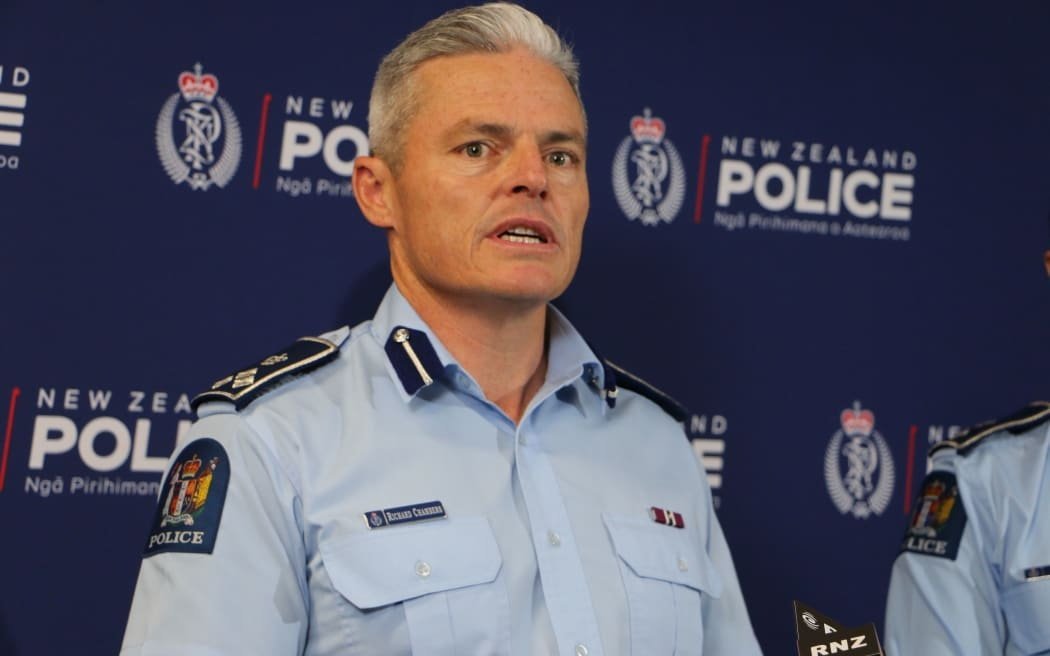Police Commissioner Richard Chambers. PHOTO: RNZ/SARAH ROBSON
