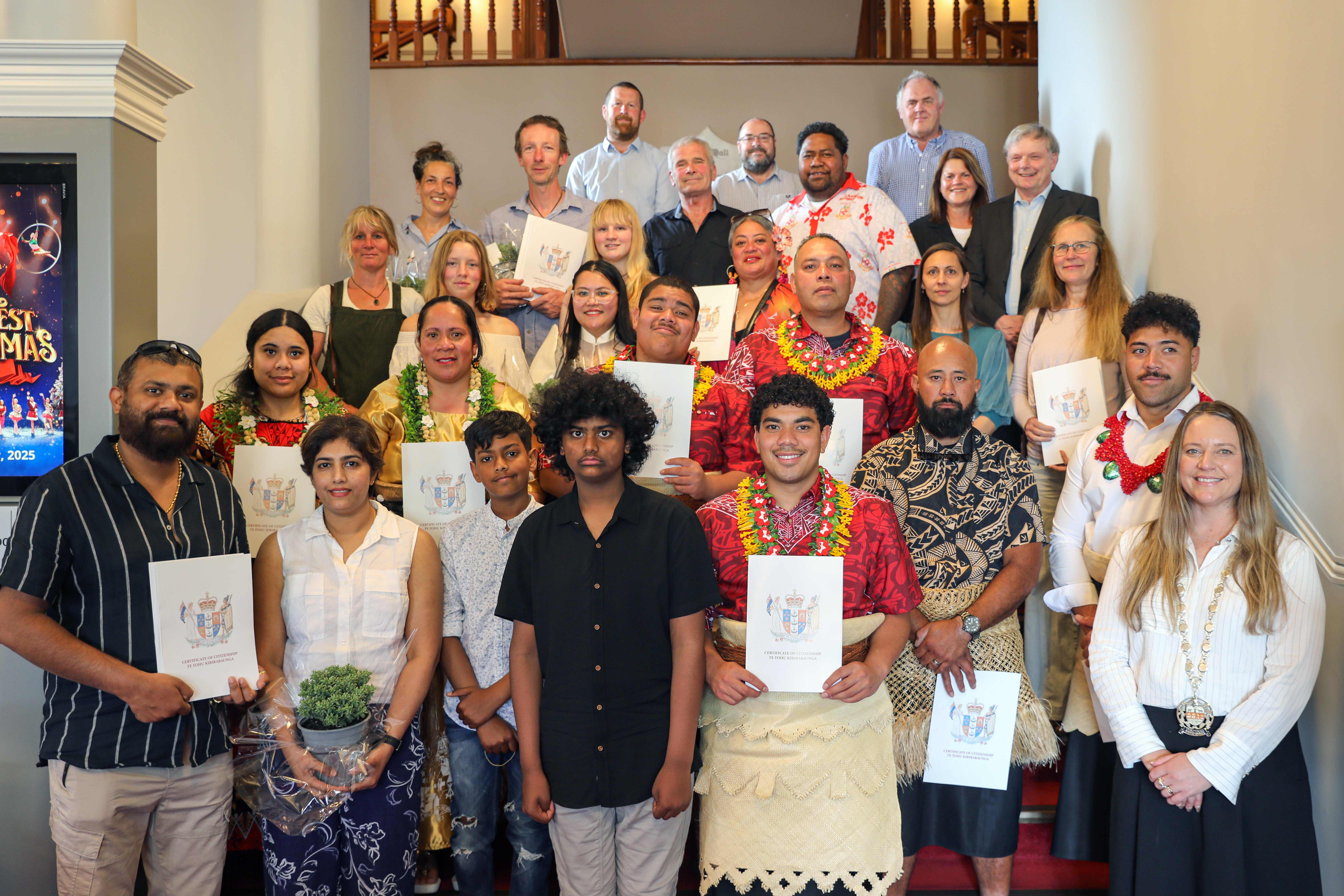 The Waitaki District Council welcomed 25 new citizens at the November citizenship ceremony. PHOTO...