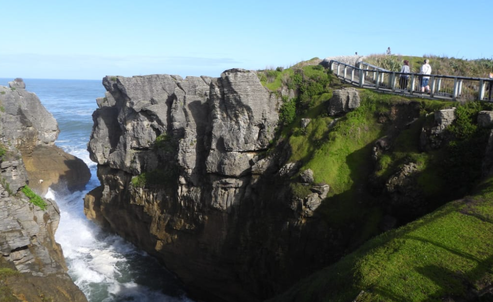 The Pancake Rocks walkway at Dolomite Point, Punakaiki. Photo: Greymouth Star 