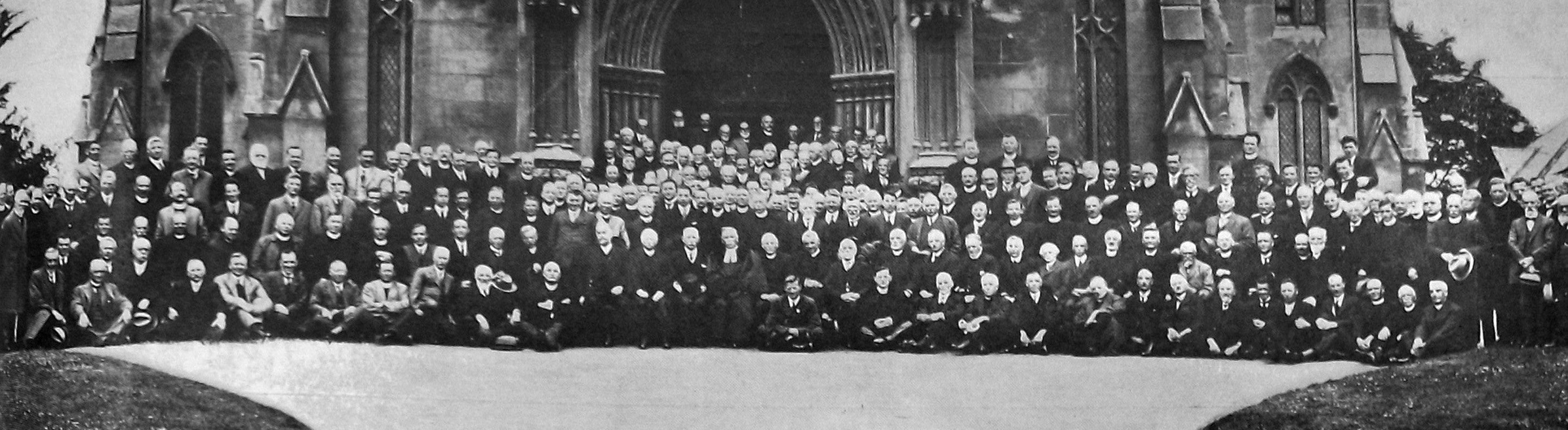 The General Assembly of the Presbyterian Church of New Zealand poses at First Church, Dunedin....