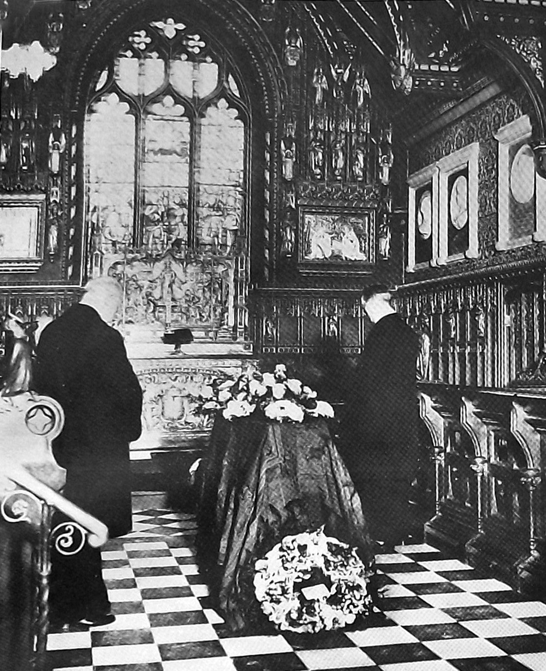 The body of Queen Alexandra lies in state at Sandringham Church, in Norfolk, England. — Otago...