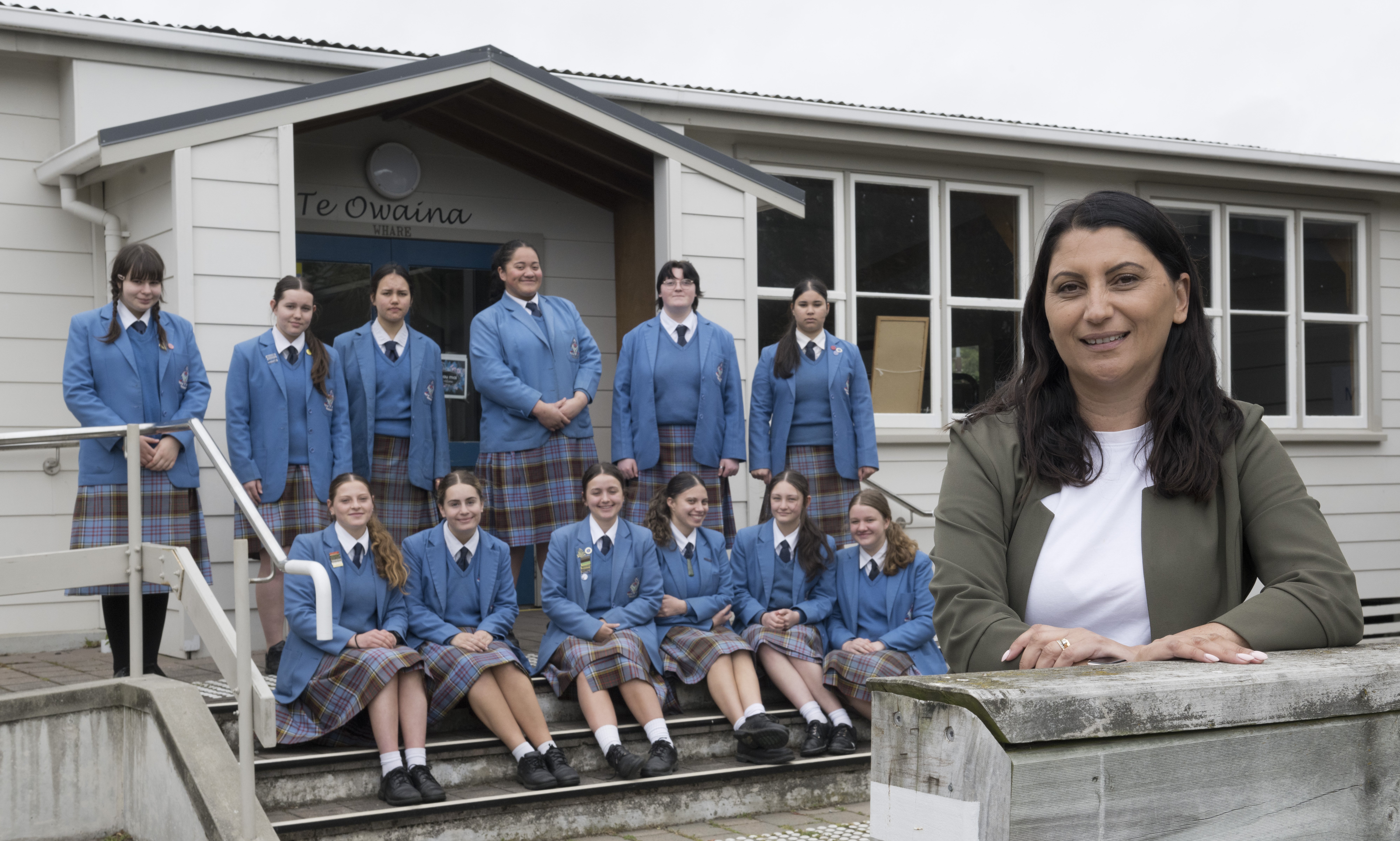 Queen’s High School kaiwhakaako Māori Cherie Ford and pupils in her year 10 Māori class are proud...