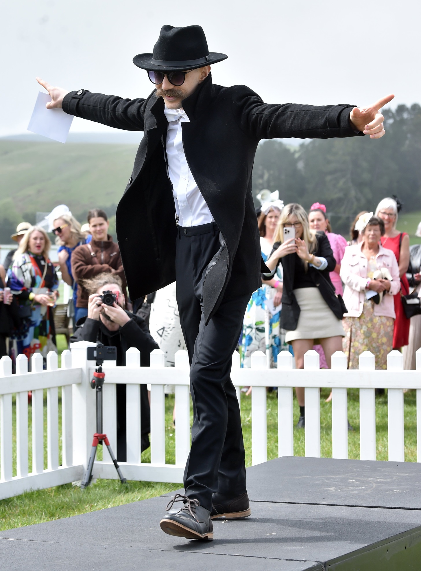 Fashions on the Field contestant Jaraz Waerea.