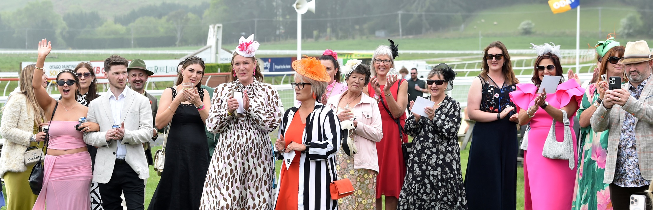 The crowd at Wingatui yesterday. PHOTOS: PETER MCINTOSH