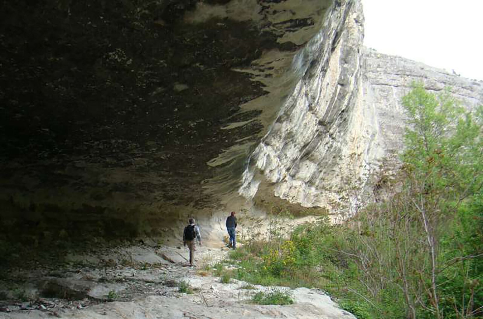 The Starosele cave in the Crimea, home of Neanderthal horse hunters. Photo: Dr Serhii Telizhenko