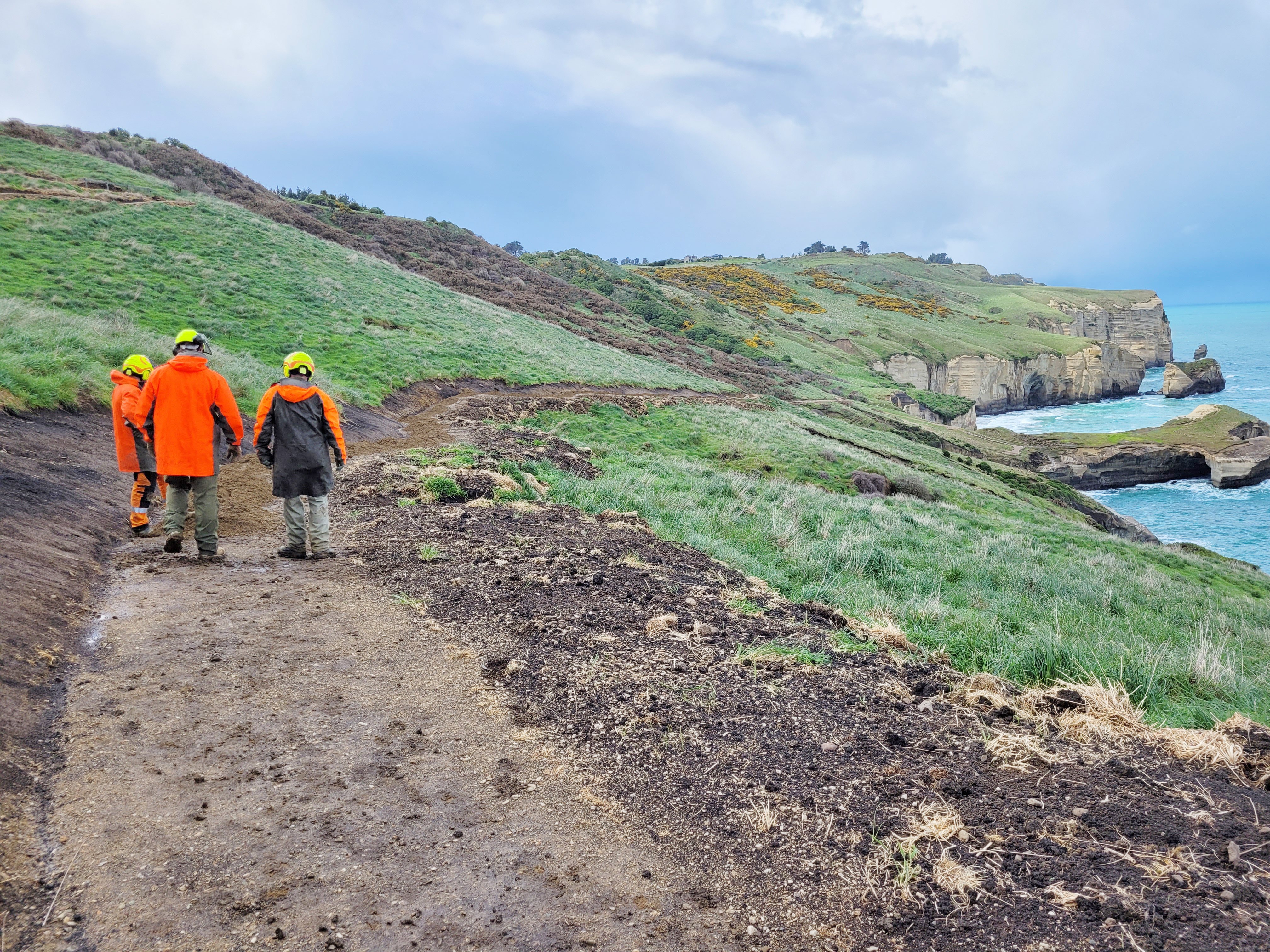 Phase one repairs to Dunedin’s Tunnel Beach track have been completed and the popular walkway...