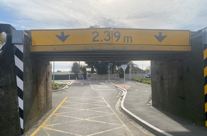 The Tinwald Viaduct is the most struck bridge in New Zealand. PHOTO: FILE