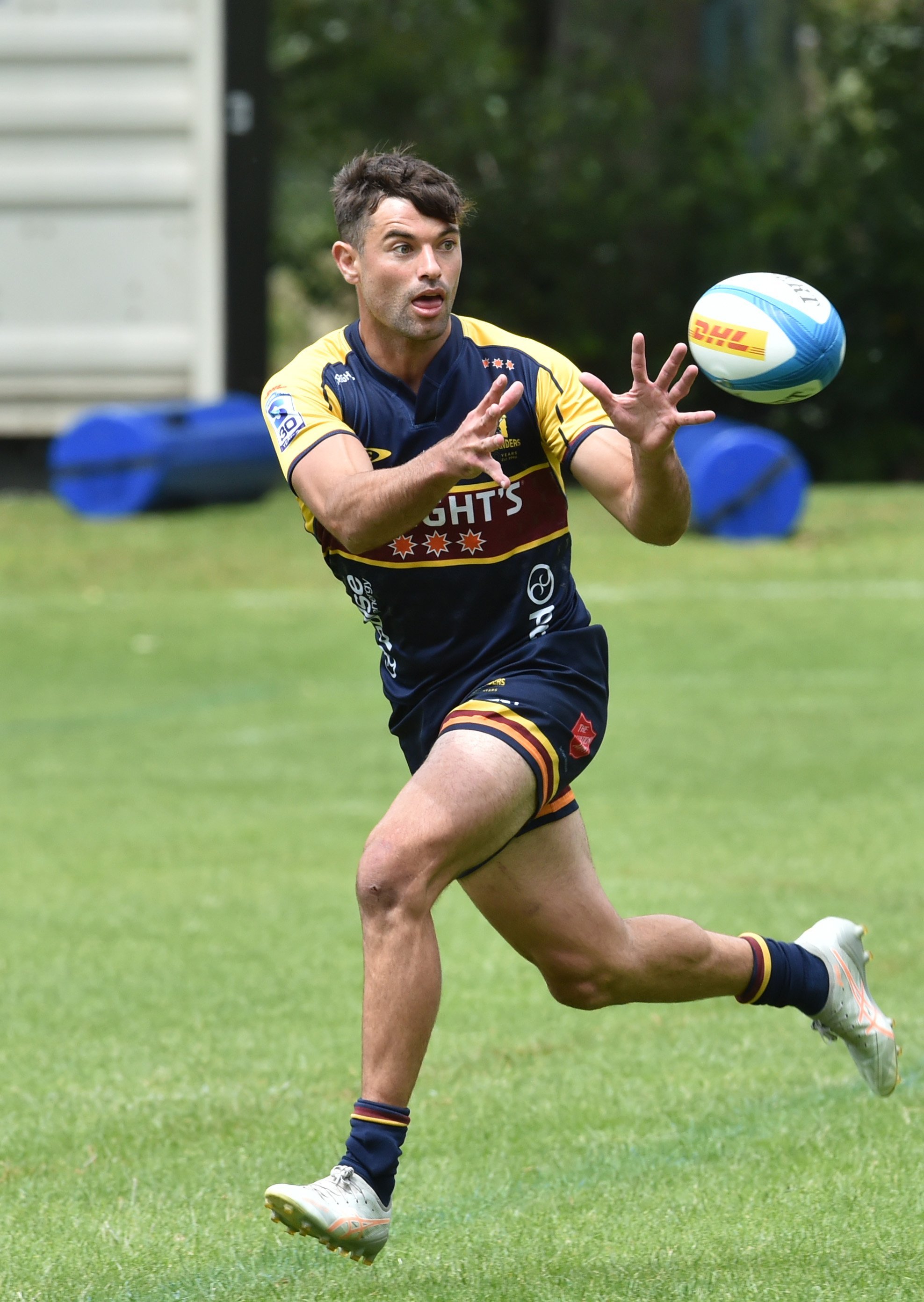 Knewstubb trains with the Highlanders at Logan Park. PHOTOS: GREGOR RICHARDSON