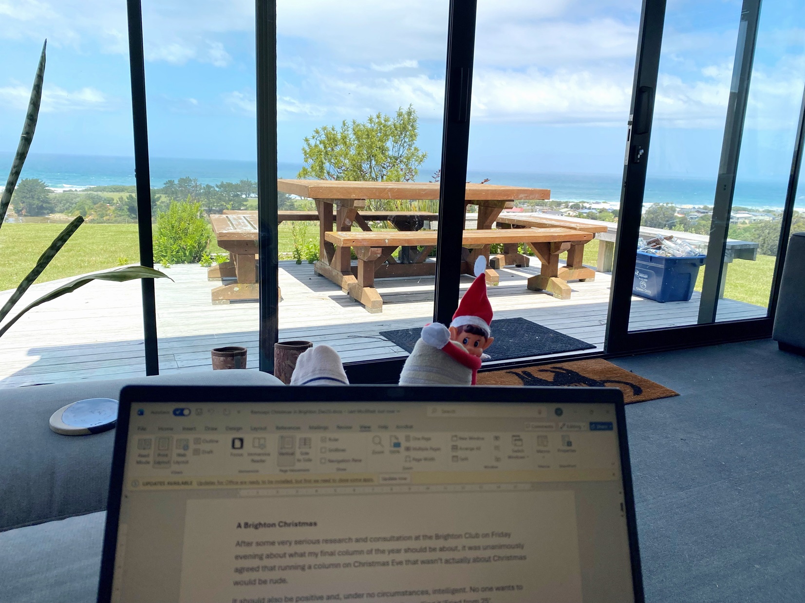 The view from the hitherto scorned Ramsay conservatory. Photo: supplied