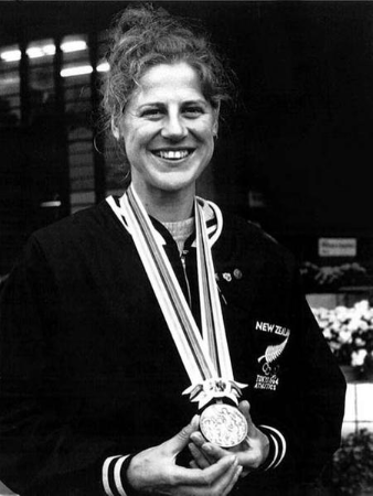 Marise Chamberlain with her bronze medal. Photo: File image