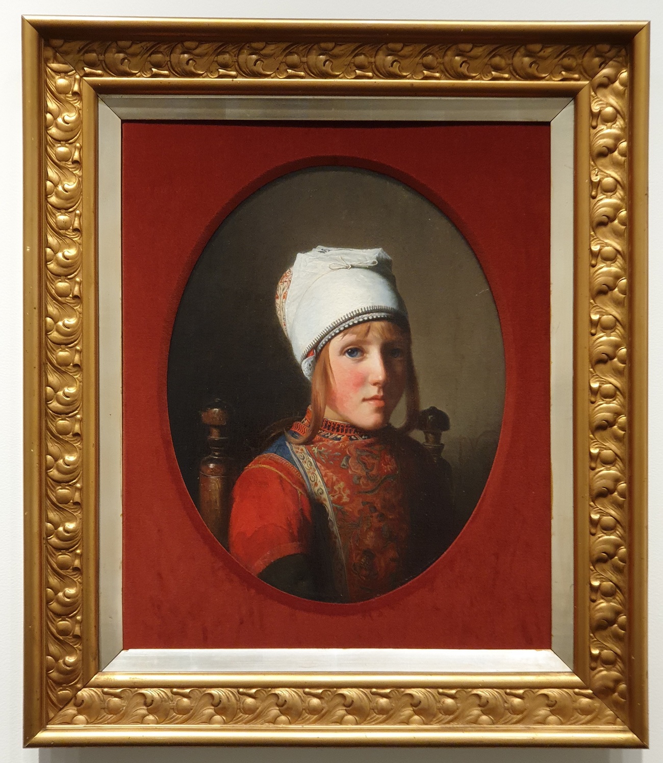 Petrus Van Der Velden, The Belle of Marken, 1872, oil on canvas, Collection of Eastern Southland...