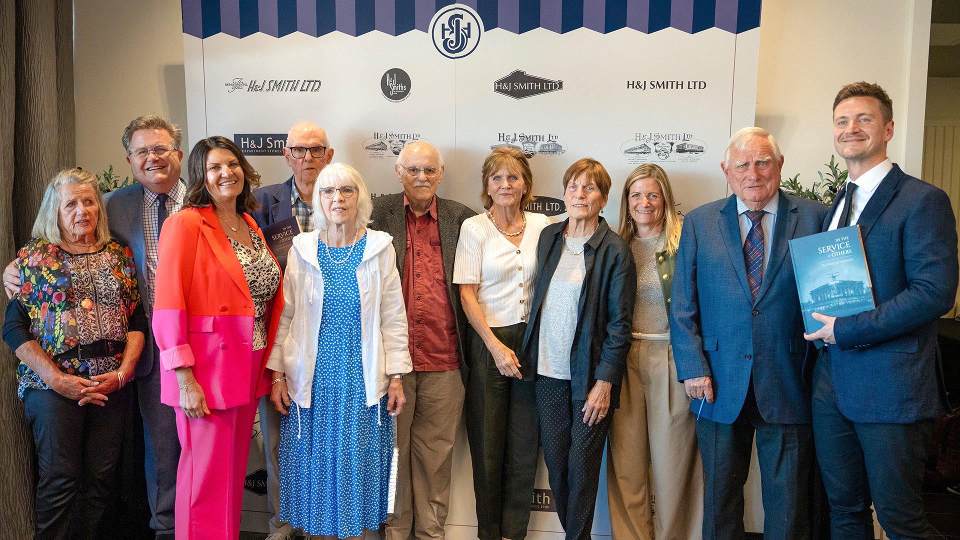 The H&J Smith ‘‘family’’ (from left) Dinah Smith, Jason Smith, Jo Smith, John Collingwood,...