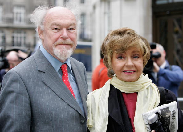 Prunella Scales and actor husband Timothy West. Photo: Getty Images