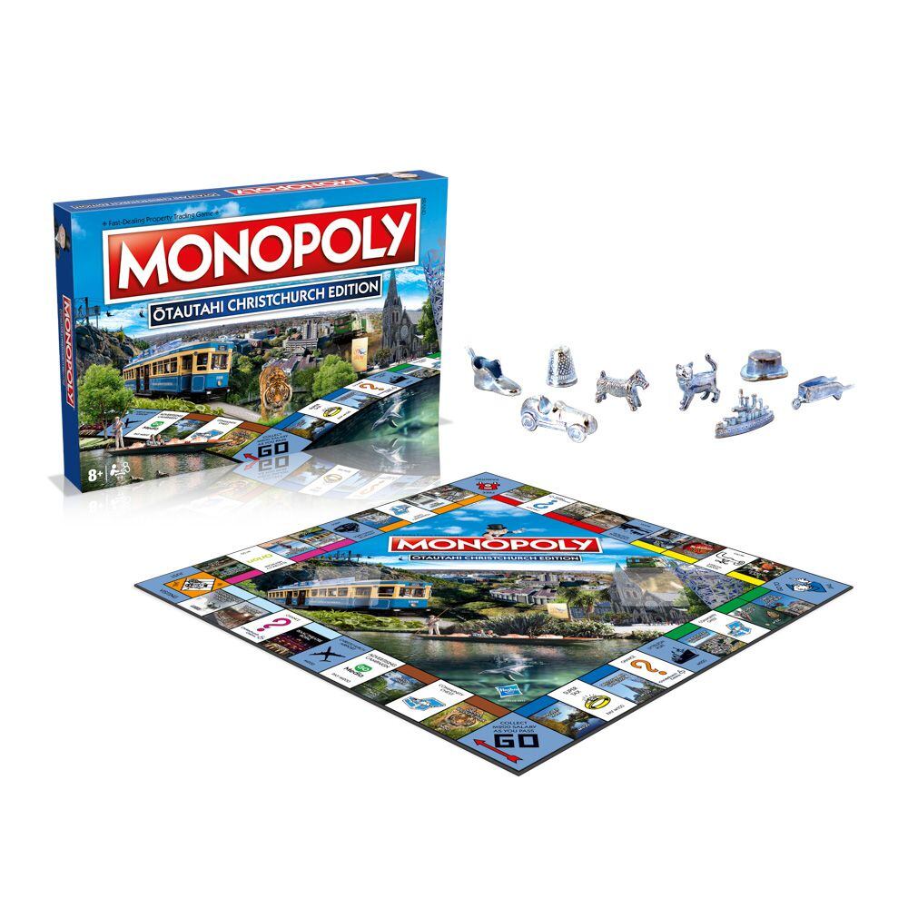 Several places in New Zealand already have their own Monopoly edition, including Christchurch....