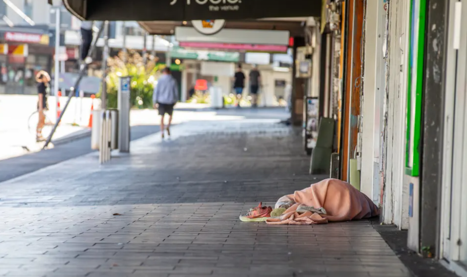Homelessness is a reality for an increasing number of people, the report found. PHOTO: RNZ
