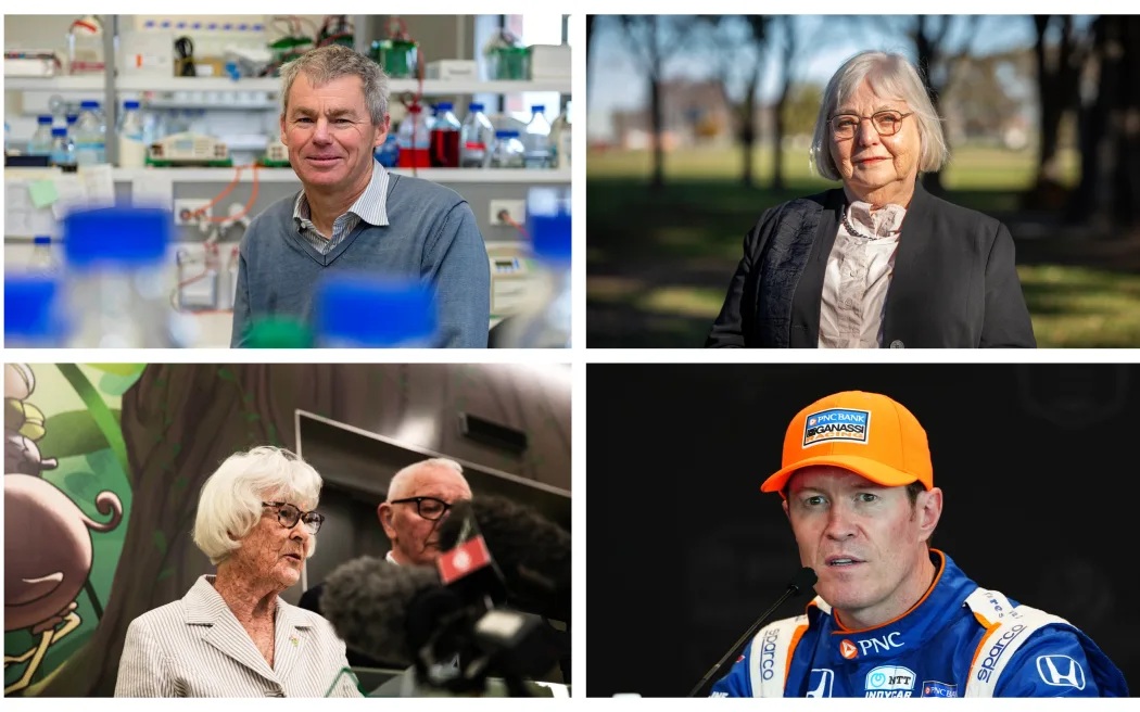 Among the seven people named Dames and Knights in the 2026 New Year Honours list are (top)...