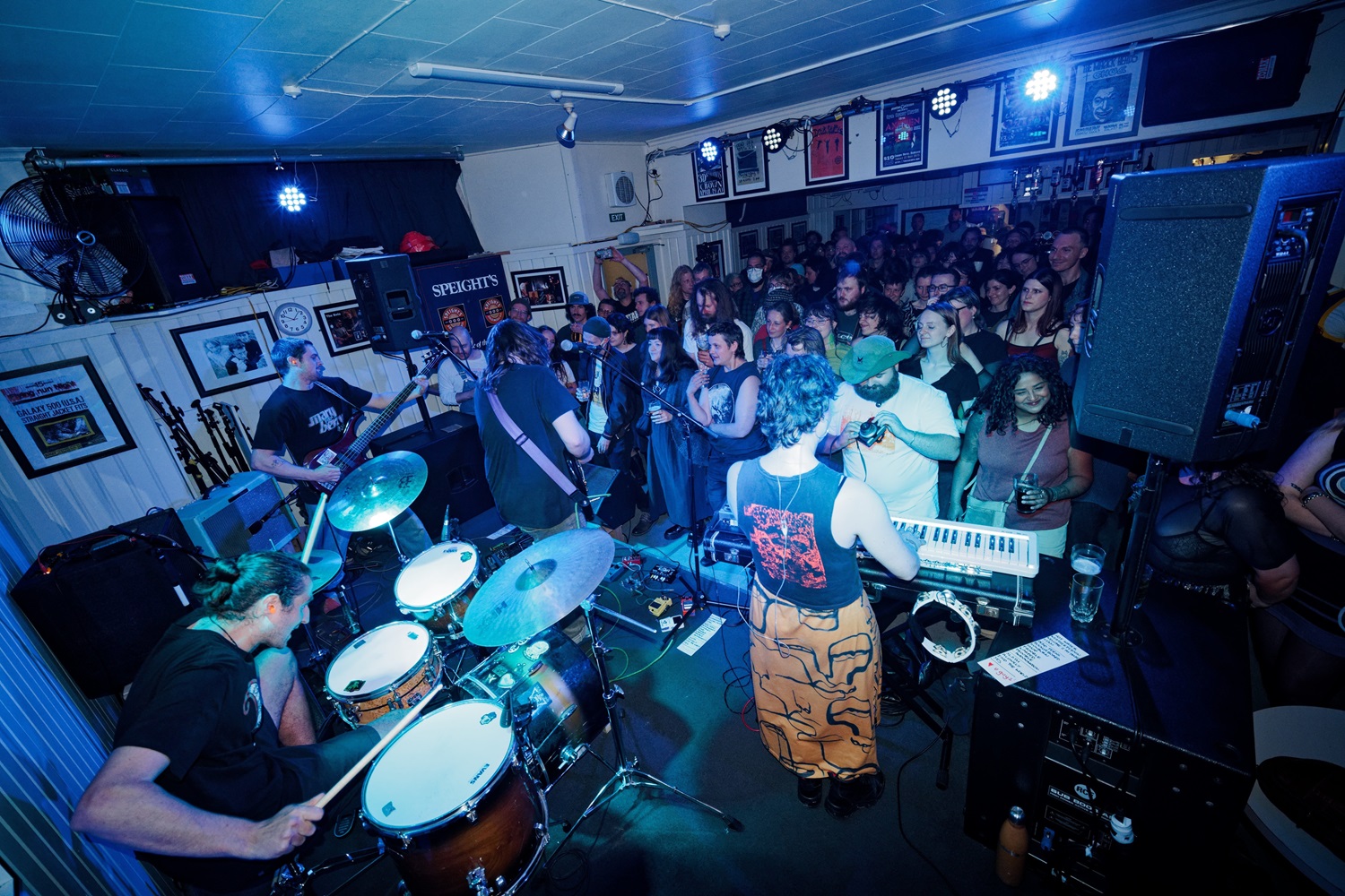 Dunedin band Koizilla perform their final gig, at the Crown Hotel, in November.

