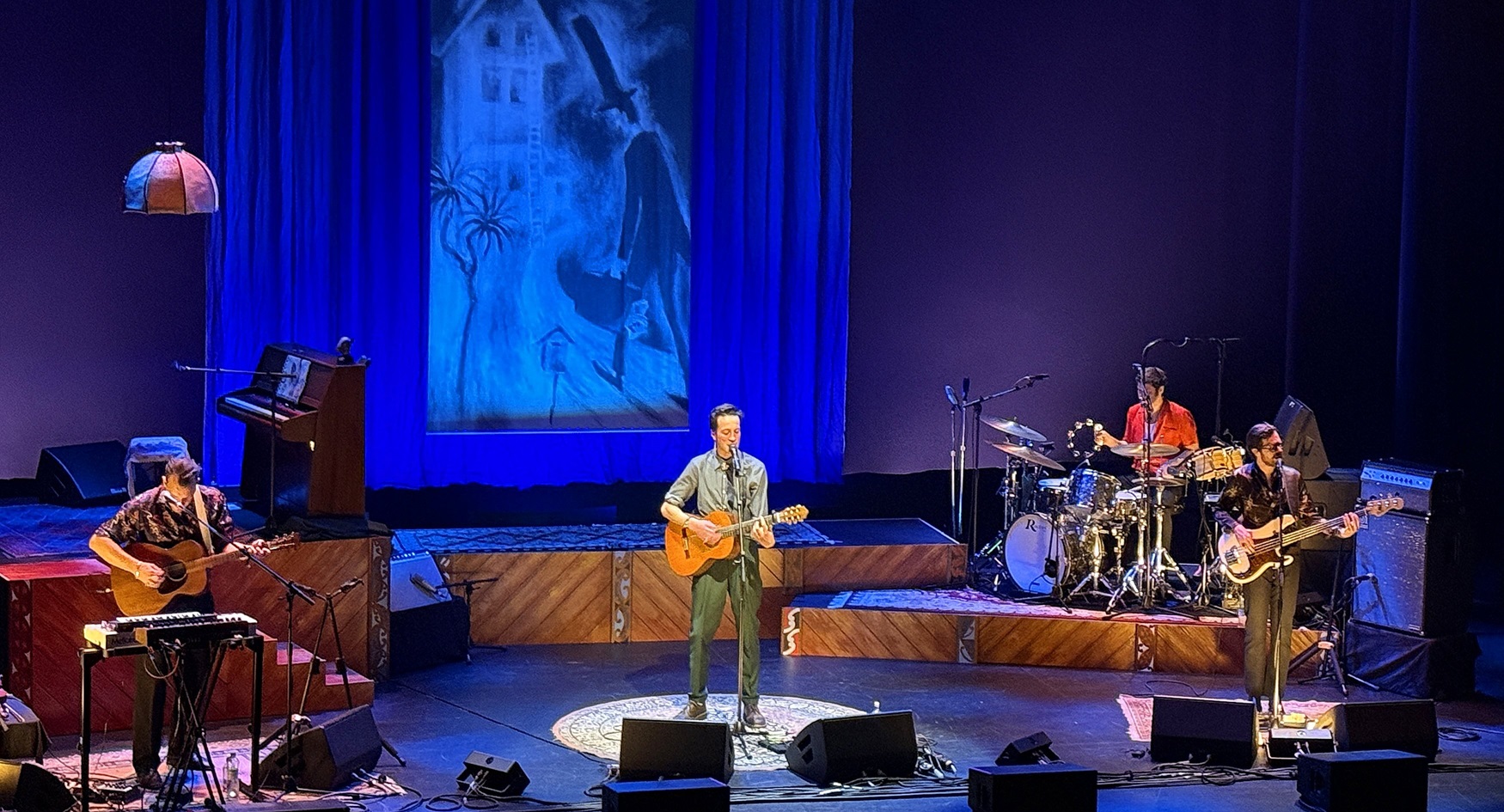 Marlon Williams performs at the Regent Theatre as part of his Te Whare Tīwekaweka tour. Photo:...