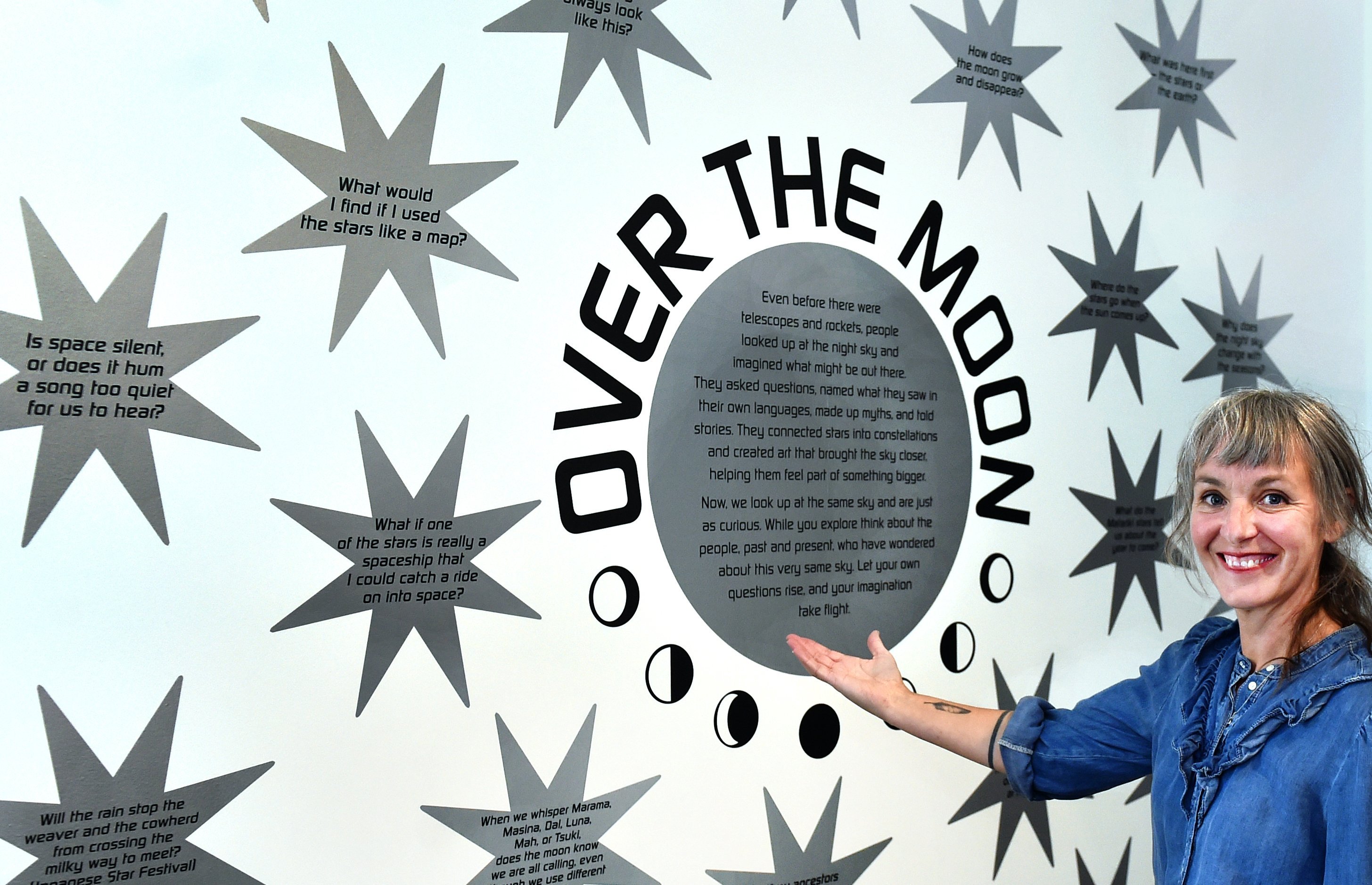 Jennifer Boland is hoping ‘‘Over the Moon’’ will encourage young and old to dream. PHOTO: PETER...