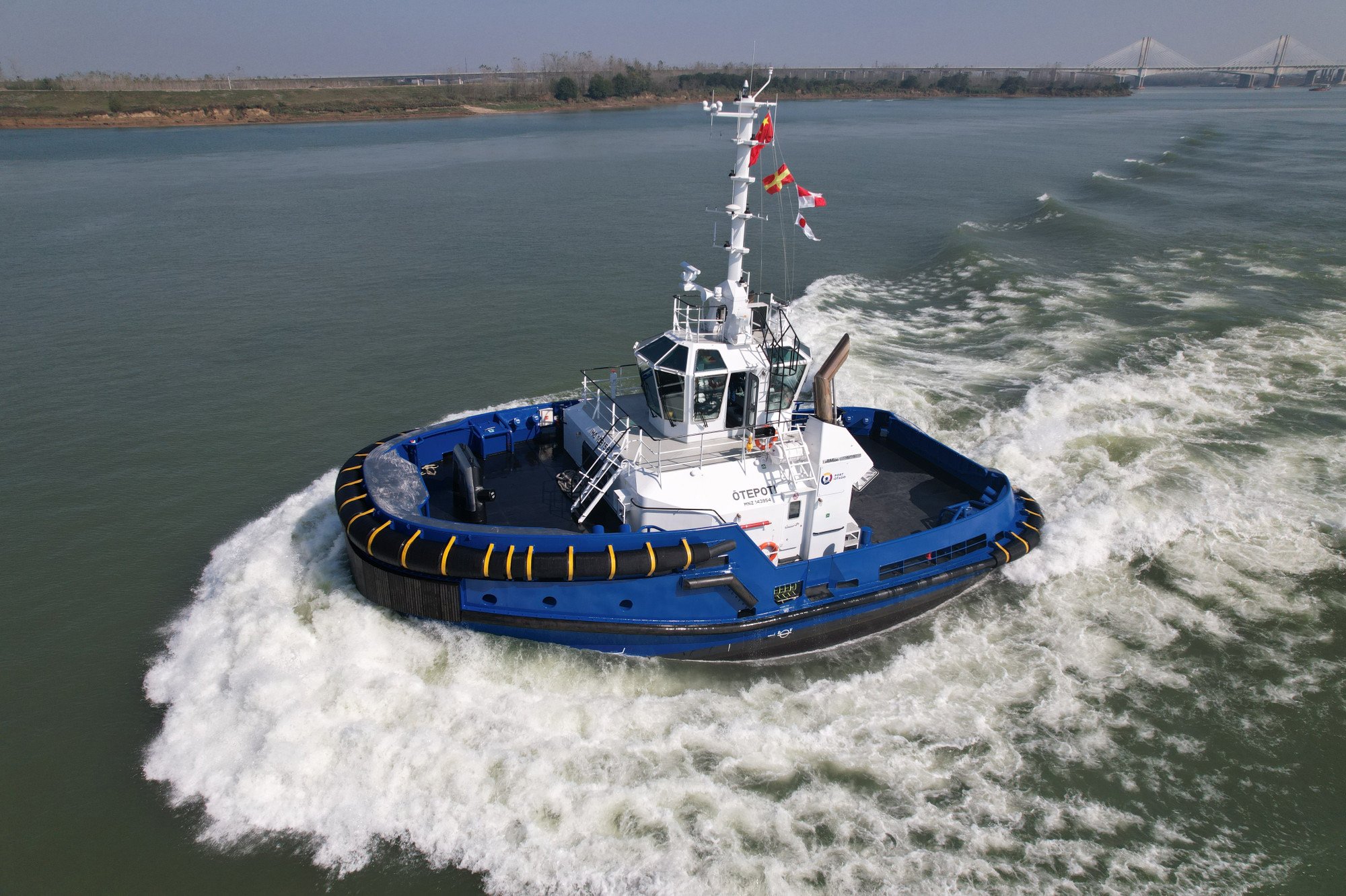 Port Otago has called its new tug Ōtepoti. PHOTO: SUPPLIED
