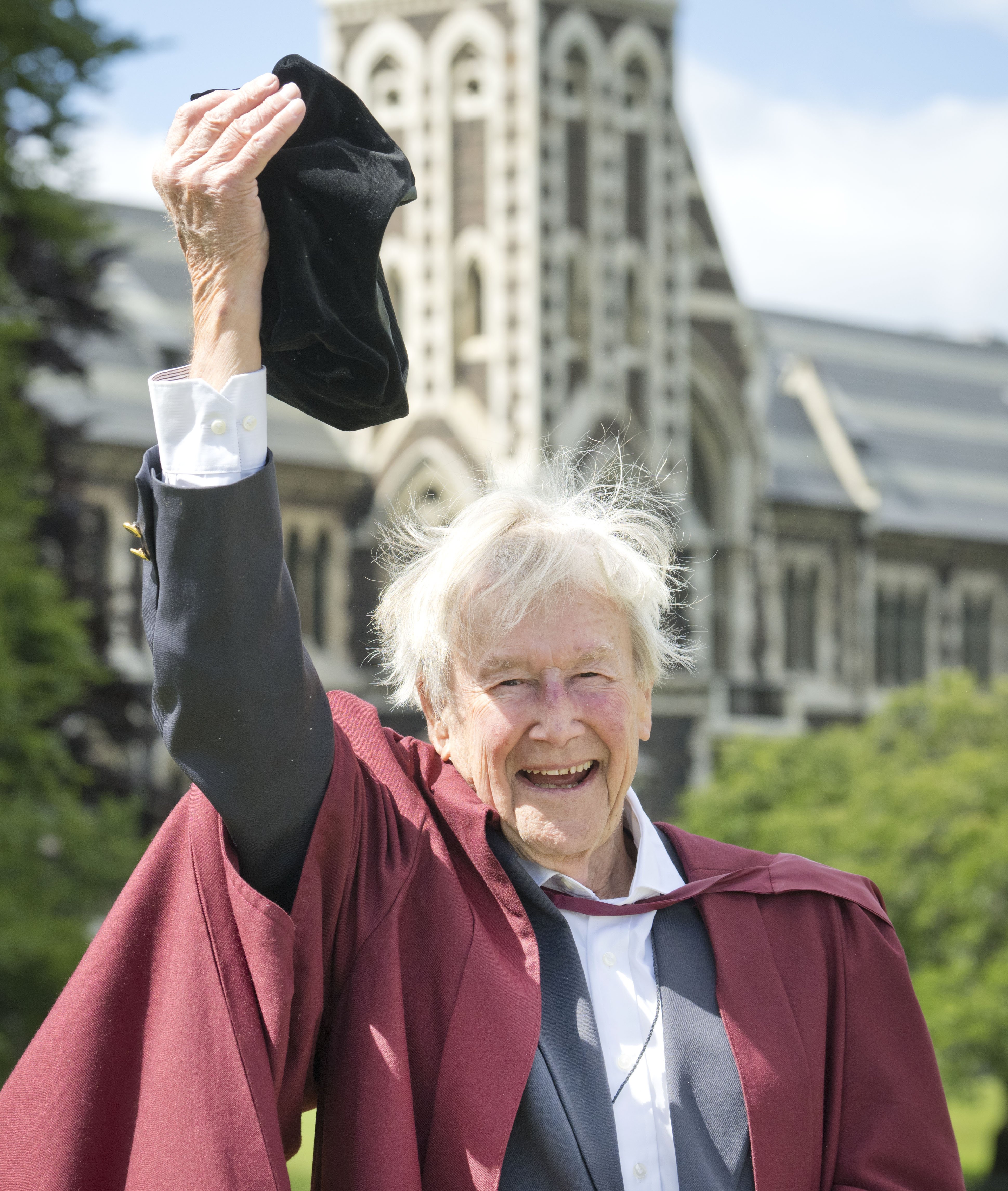 Peter Duncan has reason to celebrate. Today, he will become what is believed to be the oldest...