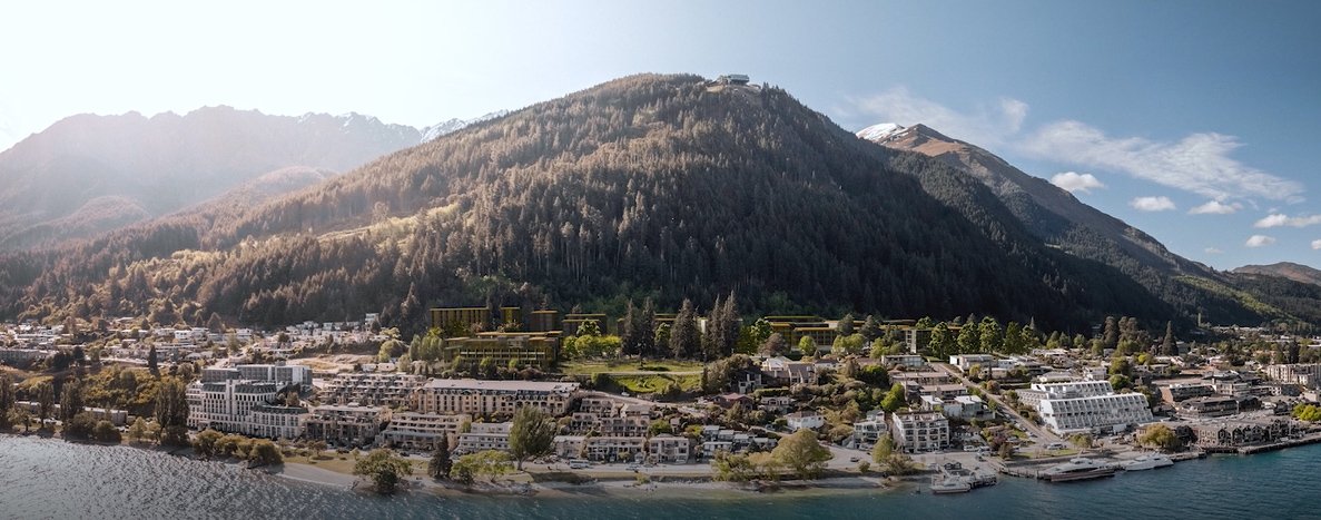 A concept image of the Lakeview Te Taumata development above Queenstown’s CBD. Photo: Supplied