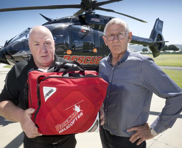 Helicopters Otago senior paramedic Shayne Henry (left) and chief executive Graeme Gale were livid...