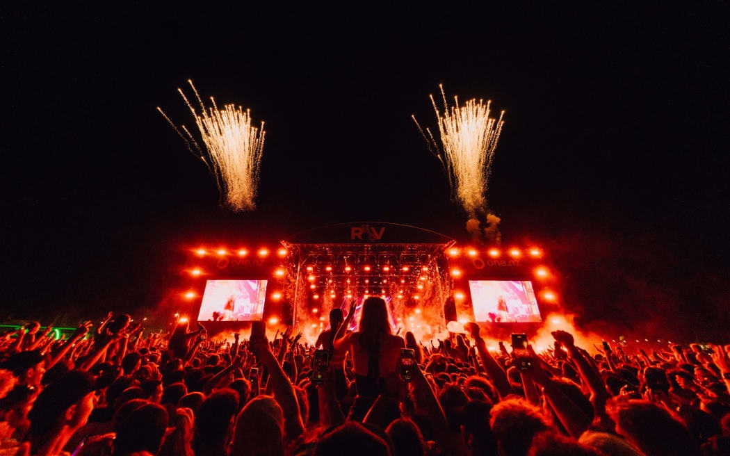 Revellers at last year's Rhythm and Vines event. Photo: Kaelin Wade via RNZ