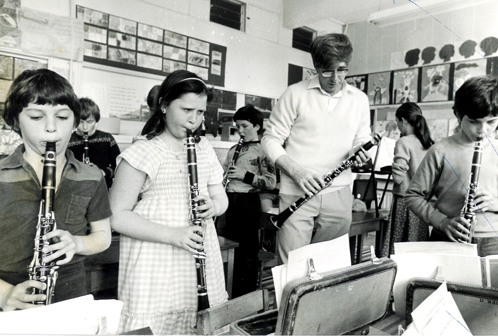 Barrie Rutledge teaches at Saturday Morning Music Classes. Photos: supplied