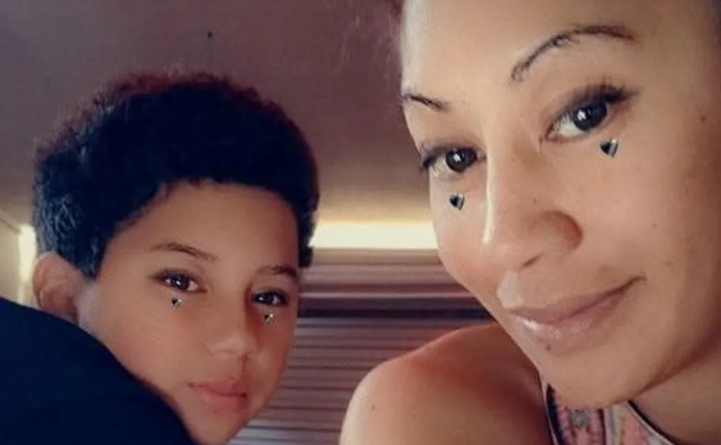 Kymani Hiley-Hetaraka with her mum Maraea Hetaraka. Photo: Supplied