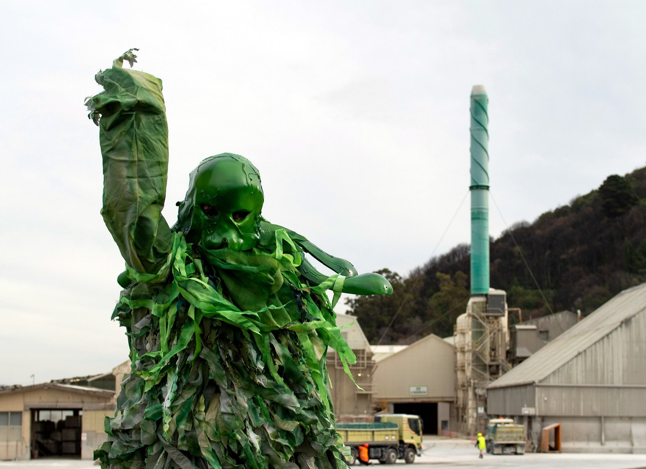 Slime the Nitrate Monster (Jenn Shulzitski). PHOTO: ODT FILES