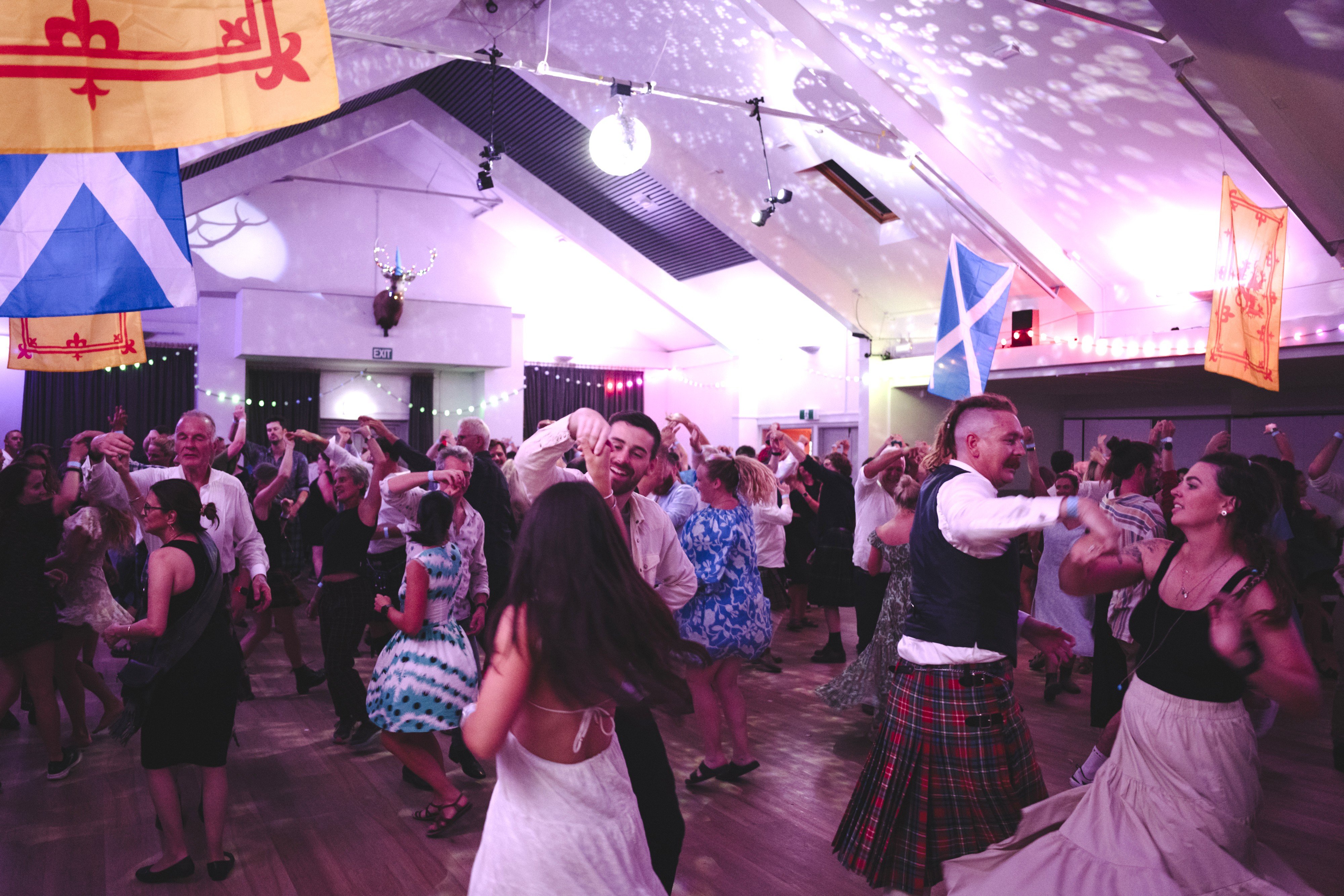 Dance floor action from last year’s Arrowtown Burns Supper & Ceilidh. PHOTO: SARA TANSY

