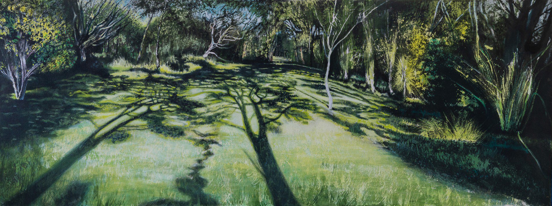 Cadence, 2024-25, acrylic on canvas, 1600mm x 600mm