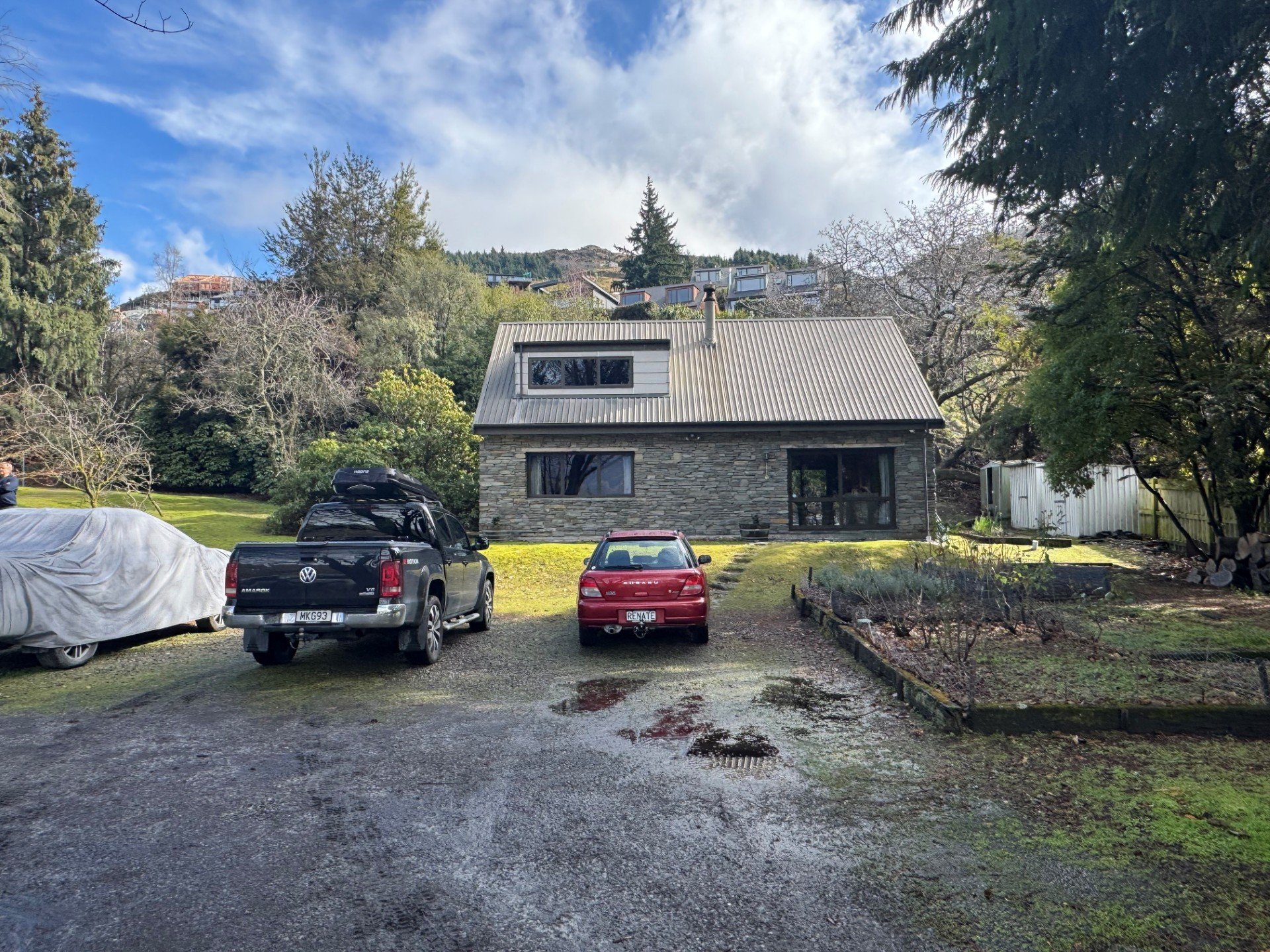 One of two longtime holiday homes for sale by the Queenstown Marina. PHOTO: SUPPLIED


