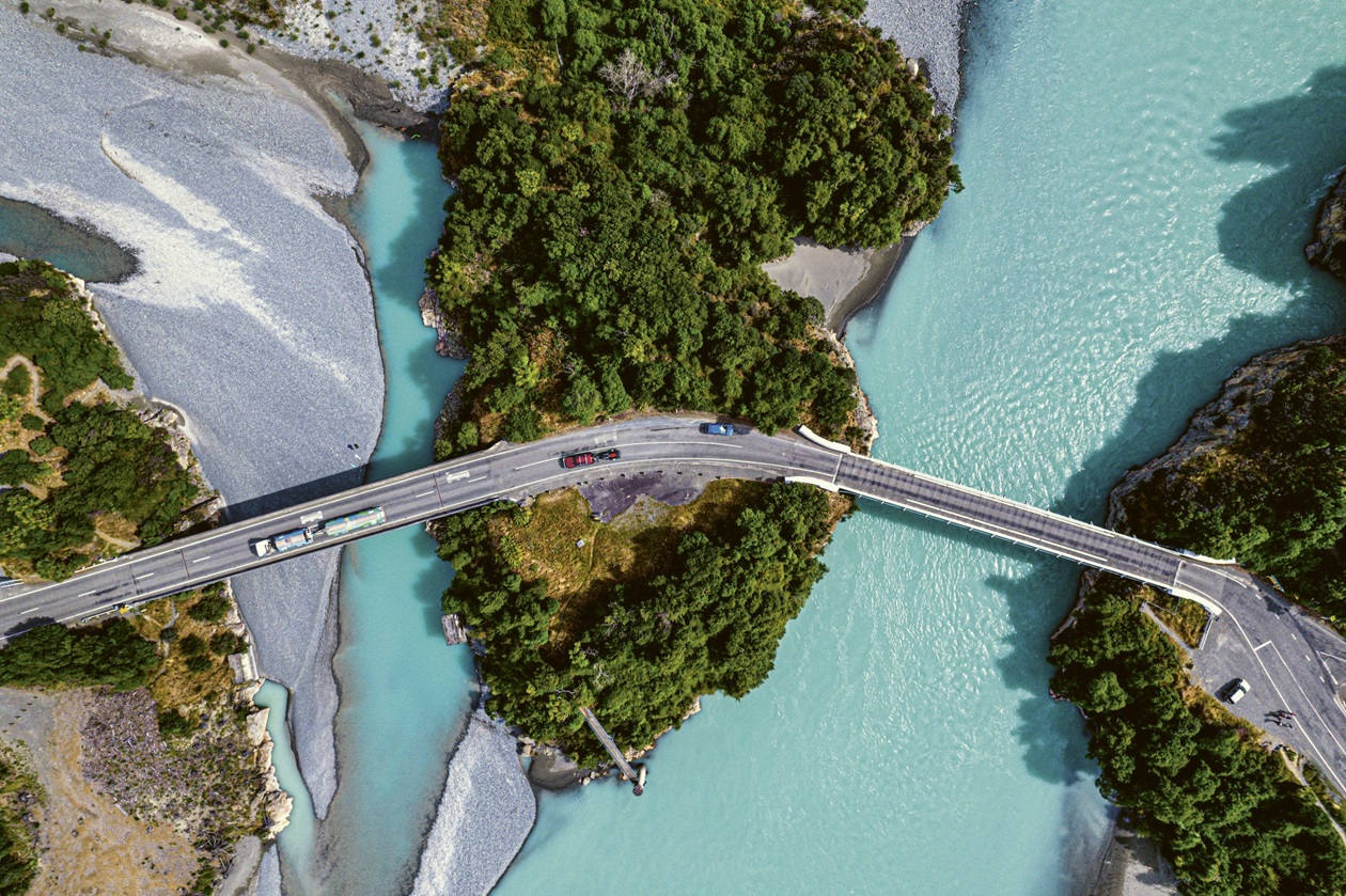 The Rakaia Gorge Bridge in Canterbury. Photo: supplied