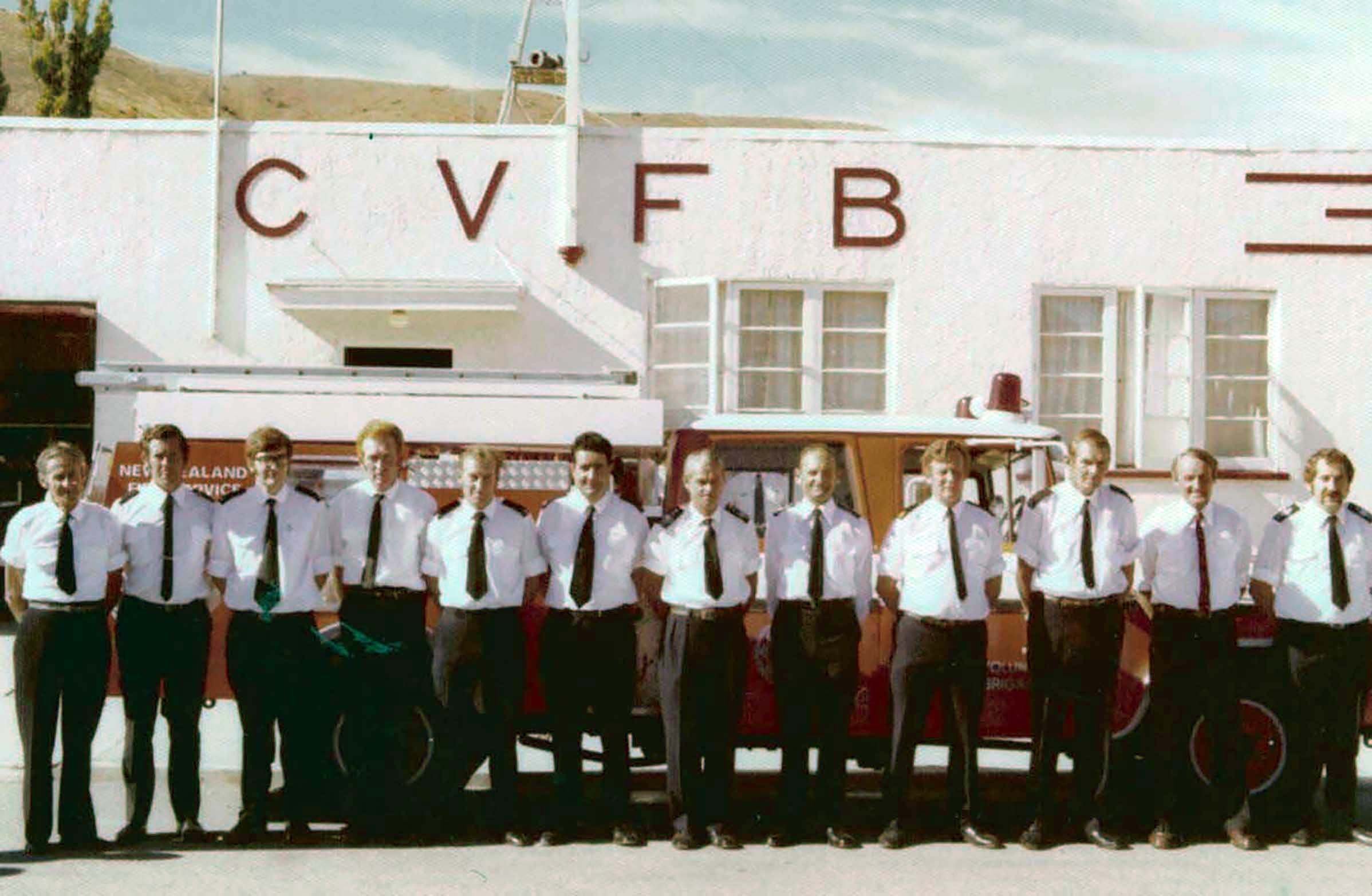 Clyde Brigade with their new Dodge appliance 1979. Photos: supplied