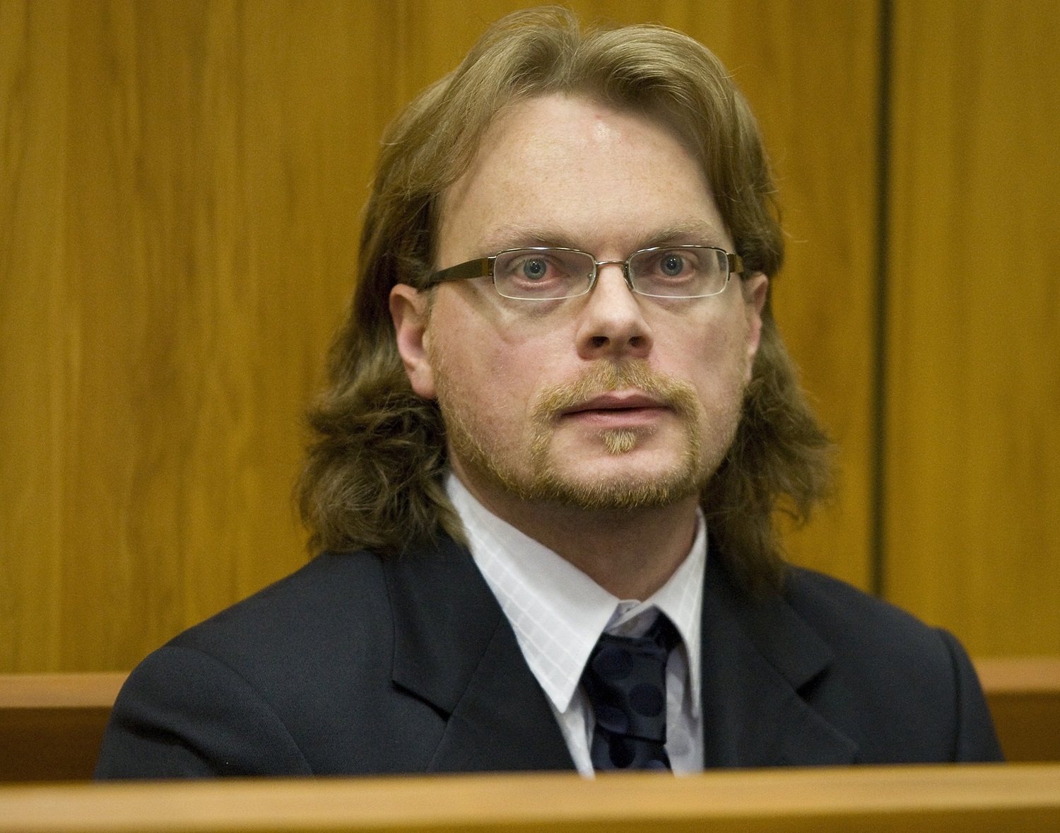 Clayton Weatherston in the dock for sentencing at the Christchurch High Court in 2009. Photo: ODT...