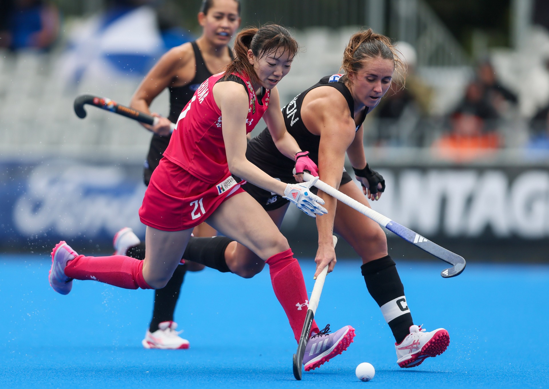 The Black Sticks beat Japan 1-0 to qualify for the Summer of Hockey final this afternoon. PHOTO:...